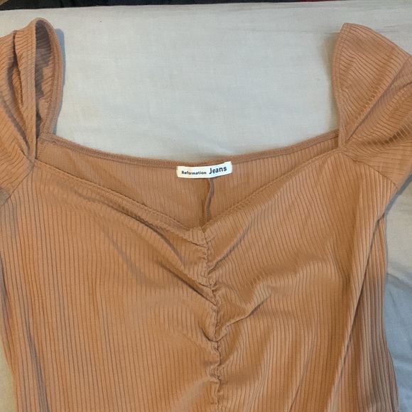 Reformation Large Rye Ribbed Knit Dress - Picture 4 of 6